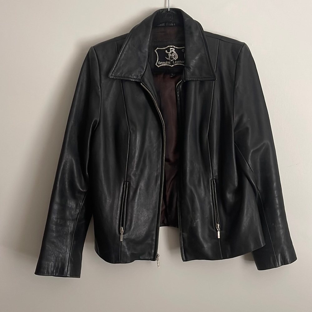 100% real Leather jacket
